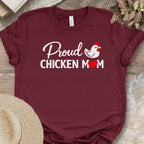 Proud Backyard Hen Mom Tee