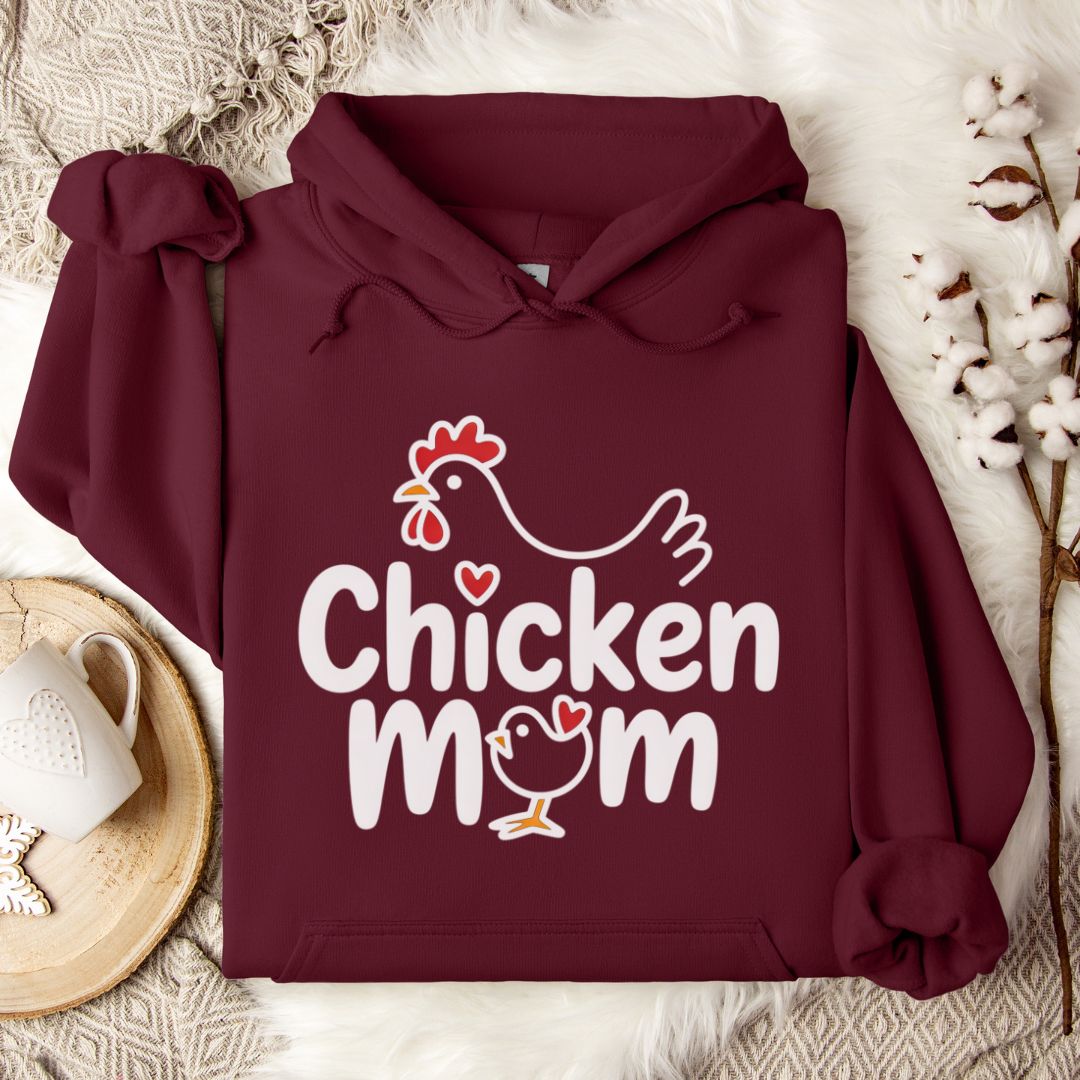 Chicken Lover Hoodie for Women – Cute Chicken Mom Pullover for Farm Life & Backyard Flock Keepers