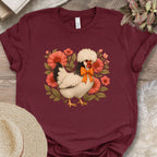 Floral Polish Chicken Shirt