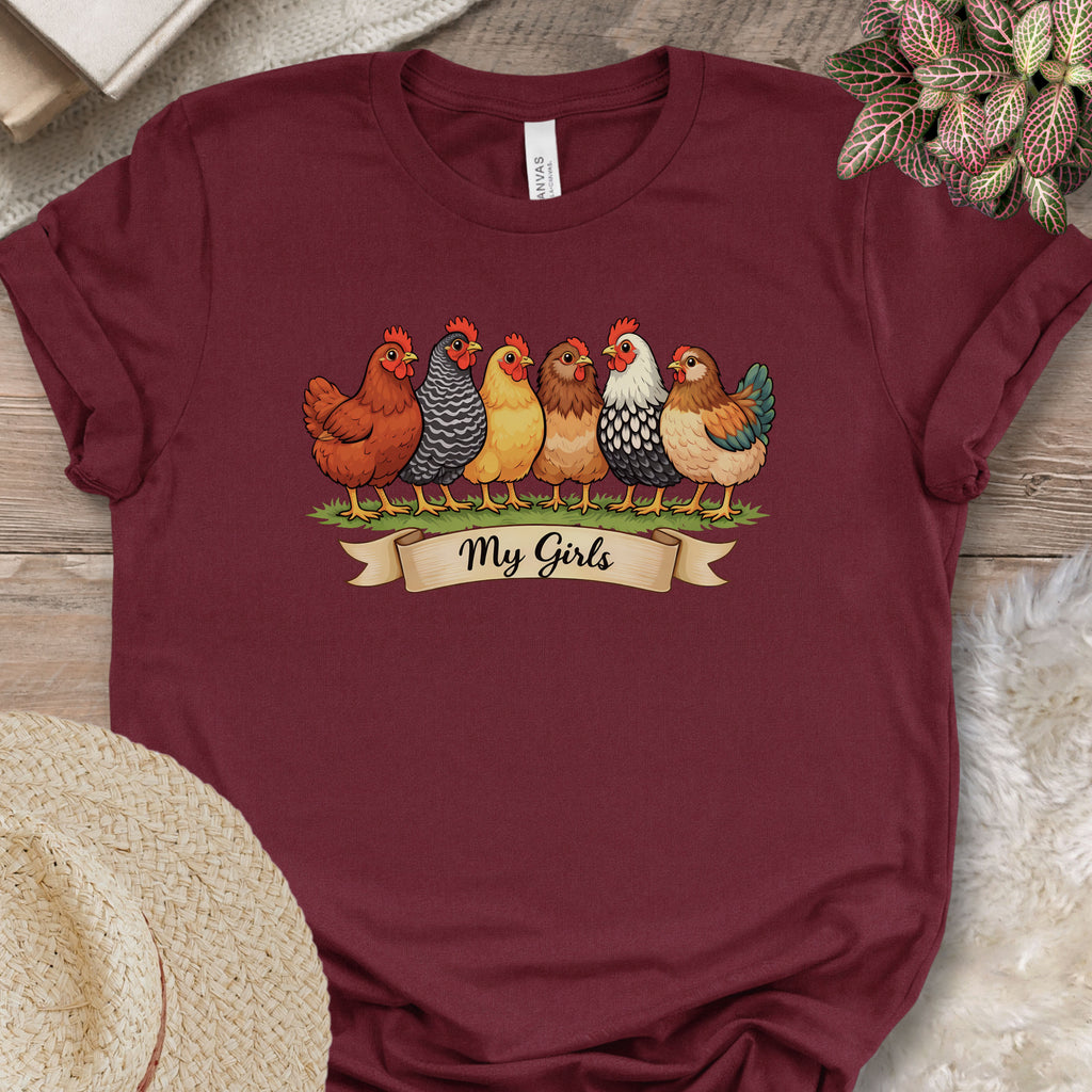 Hen Lineup Farm Pride T-Shirt