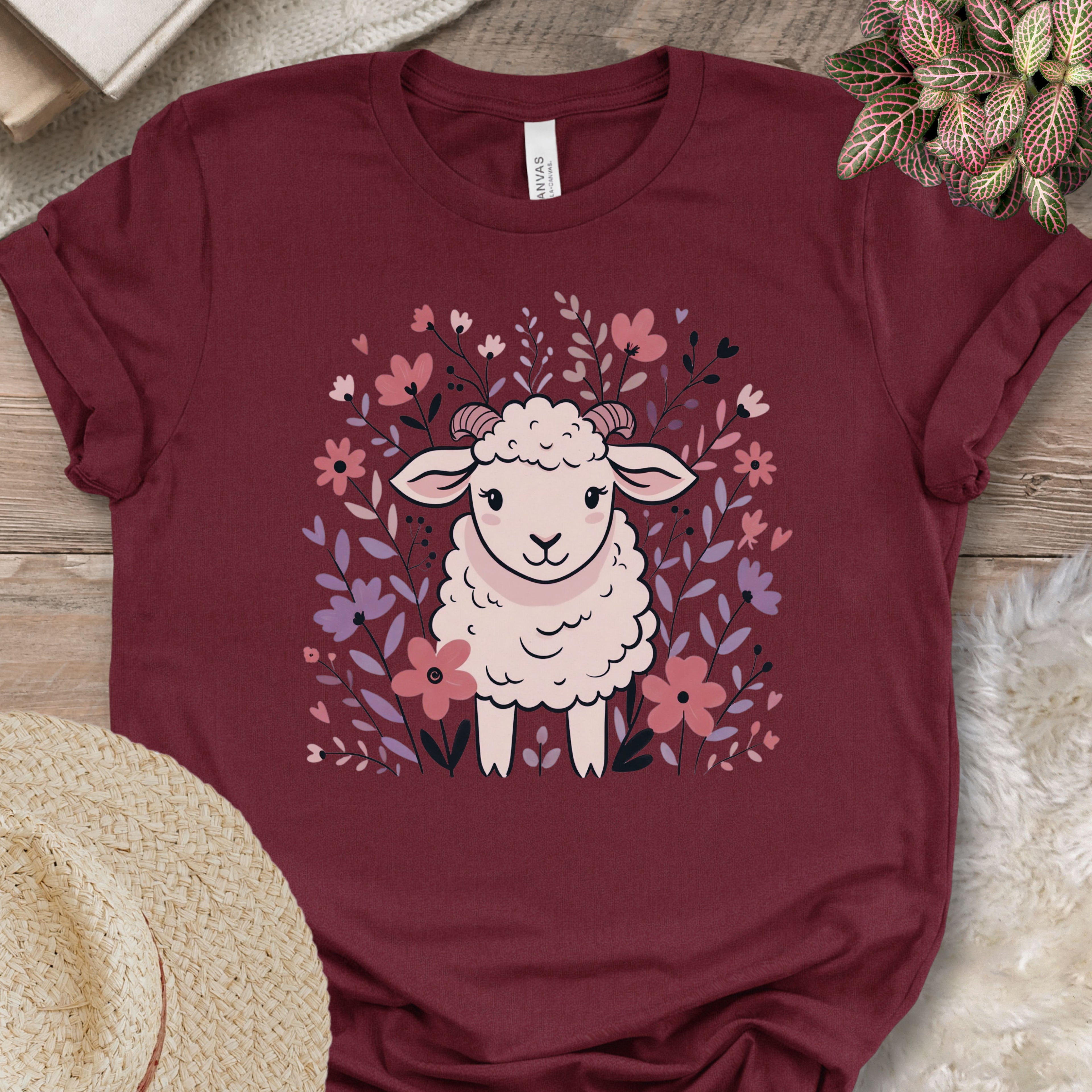 Floral Sheep Cottagecore Shirt