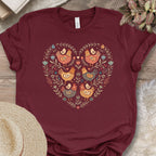 Chicken Heart Pattern Tee