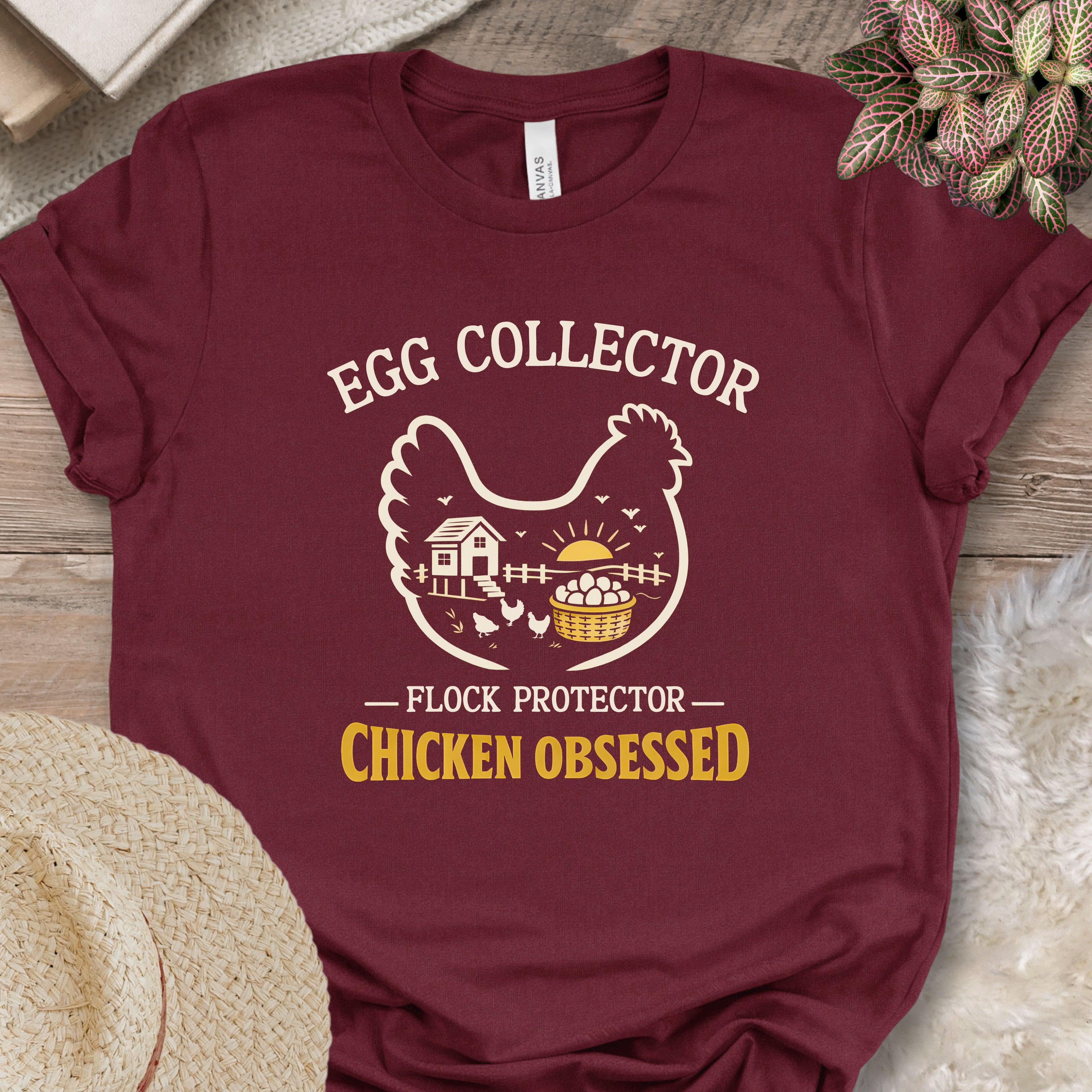 Chicken Obsessed Egg Collector Shirt