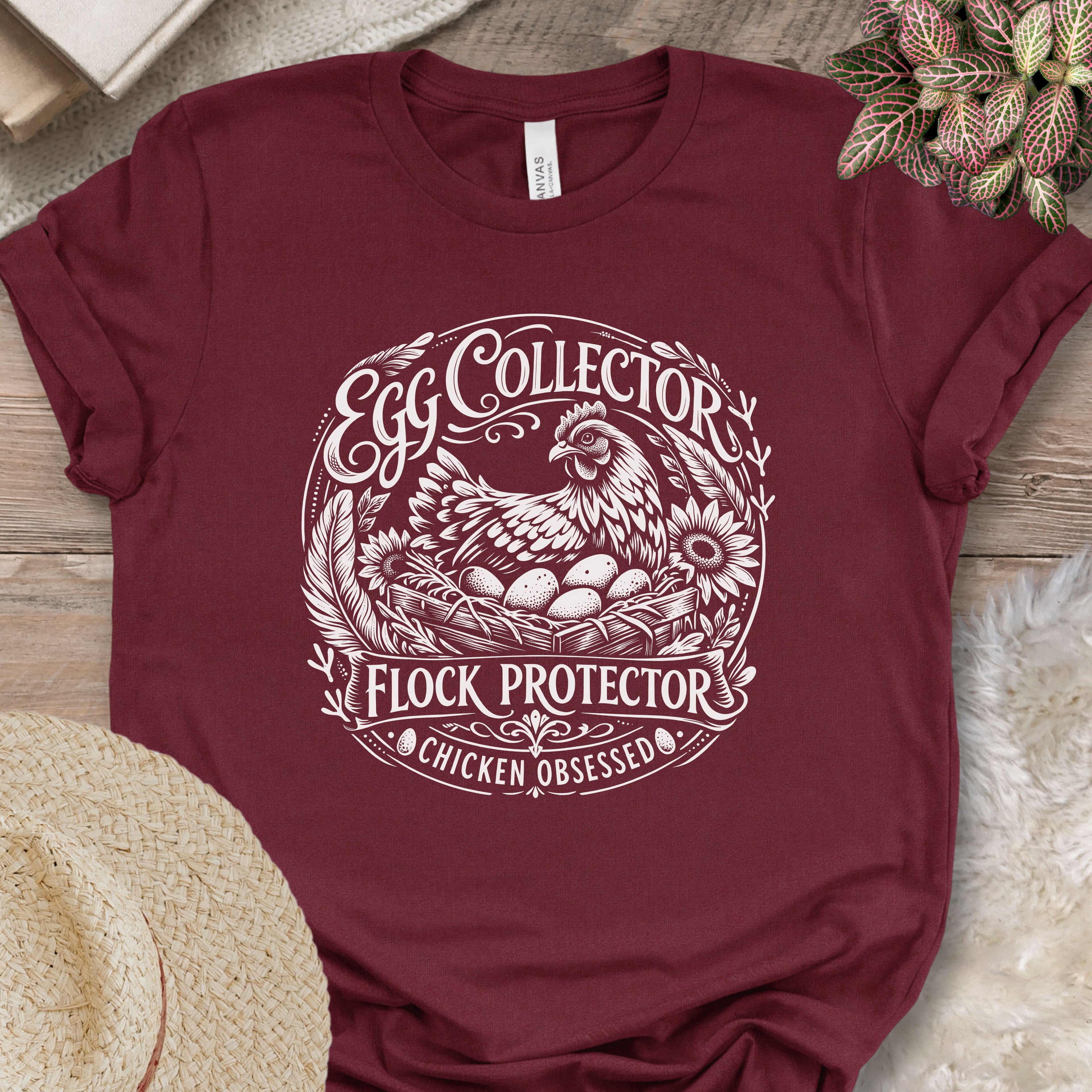 Egg Collector Flock Protector Tee