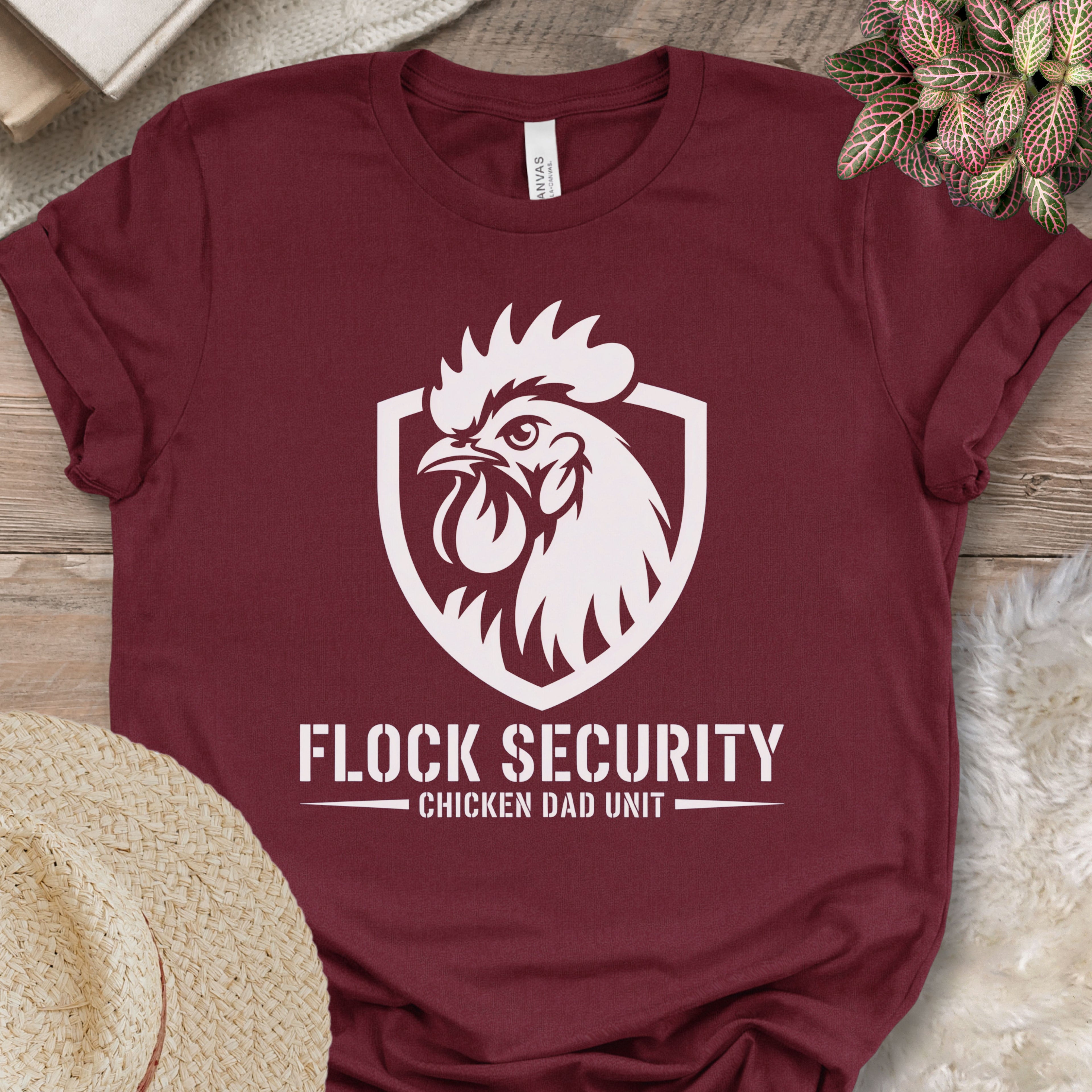 Flock Security Chicken Dad Shirt