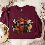 Surprised Cows Sweatshirt