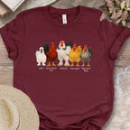 Rooster Roster Chicken T-Shirt