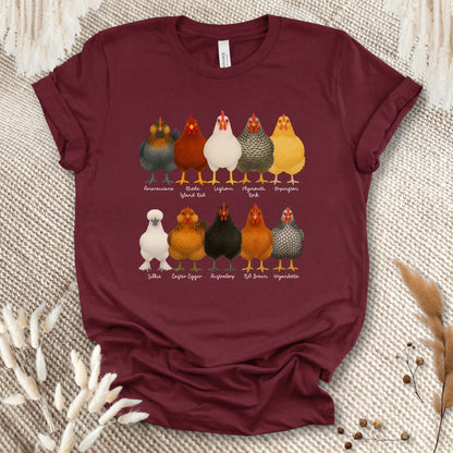 Fancy Chicken Breeds T-Shirt
