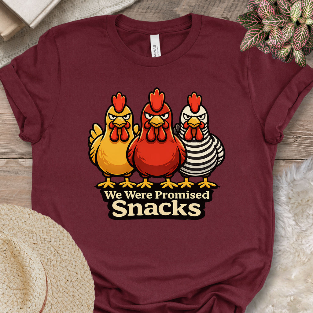 Hungry Chicken Attitude Graphic T-Shirt