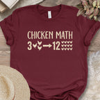 Chicken Keeper Humor Equation T-Shirt