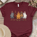 Heritage Chicken Breeds Lineup Shirt