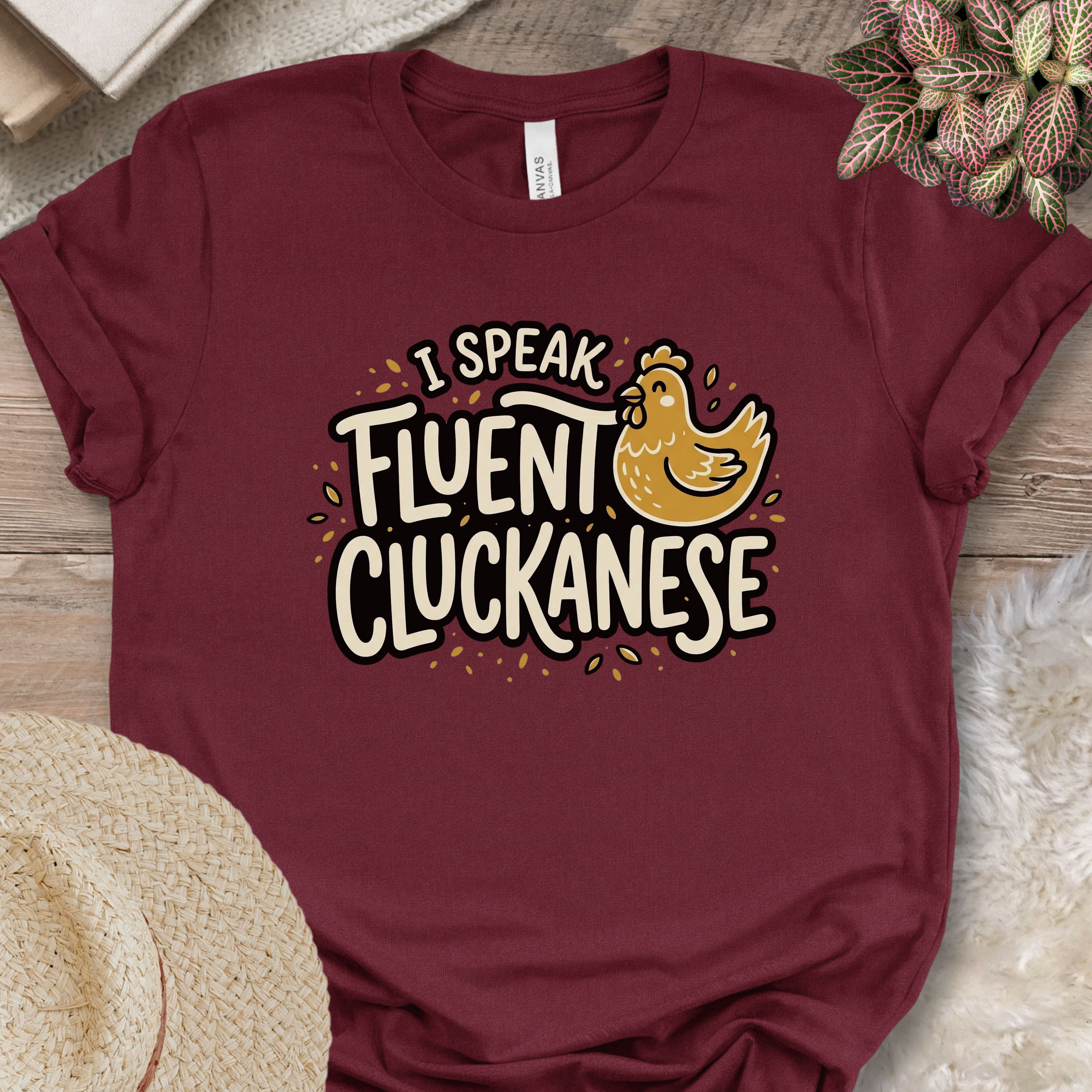 Fluent Cluckanese Chicken Shirt