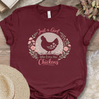 Girl Who Loves Chickens Shirt