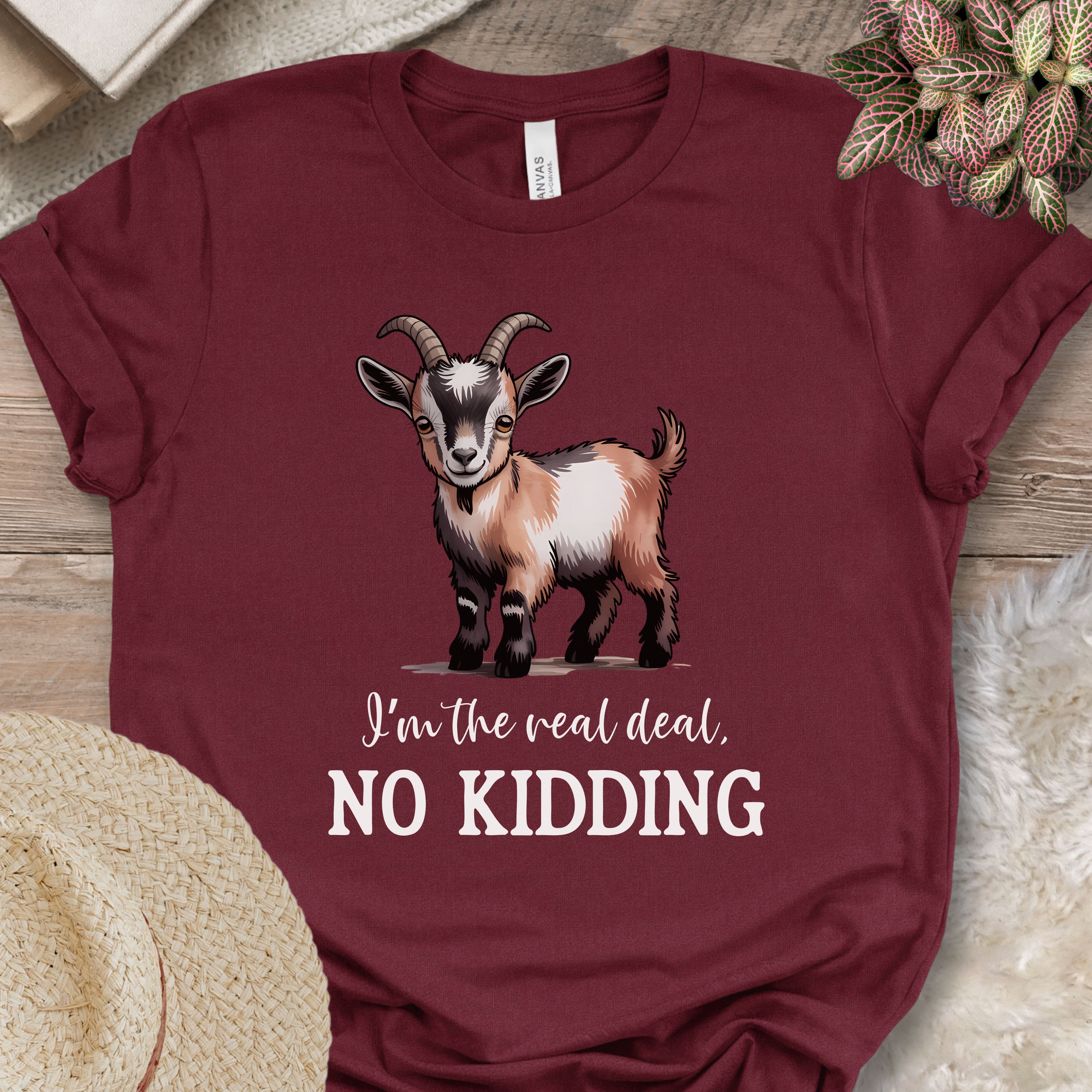 No Kidding Goat Tee