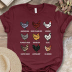 Chicken Breeds Lineup T-Shirt