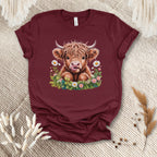 Floral Baby Cow Tee
