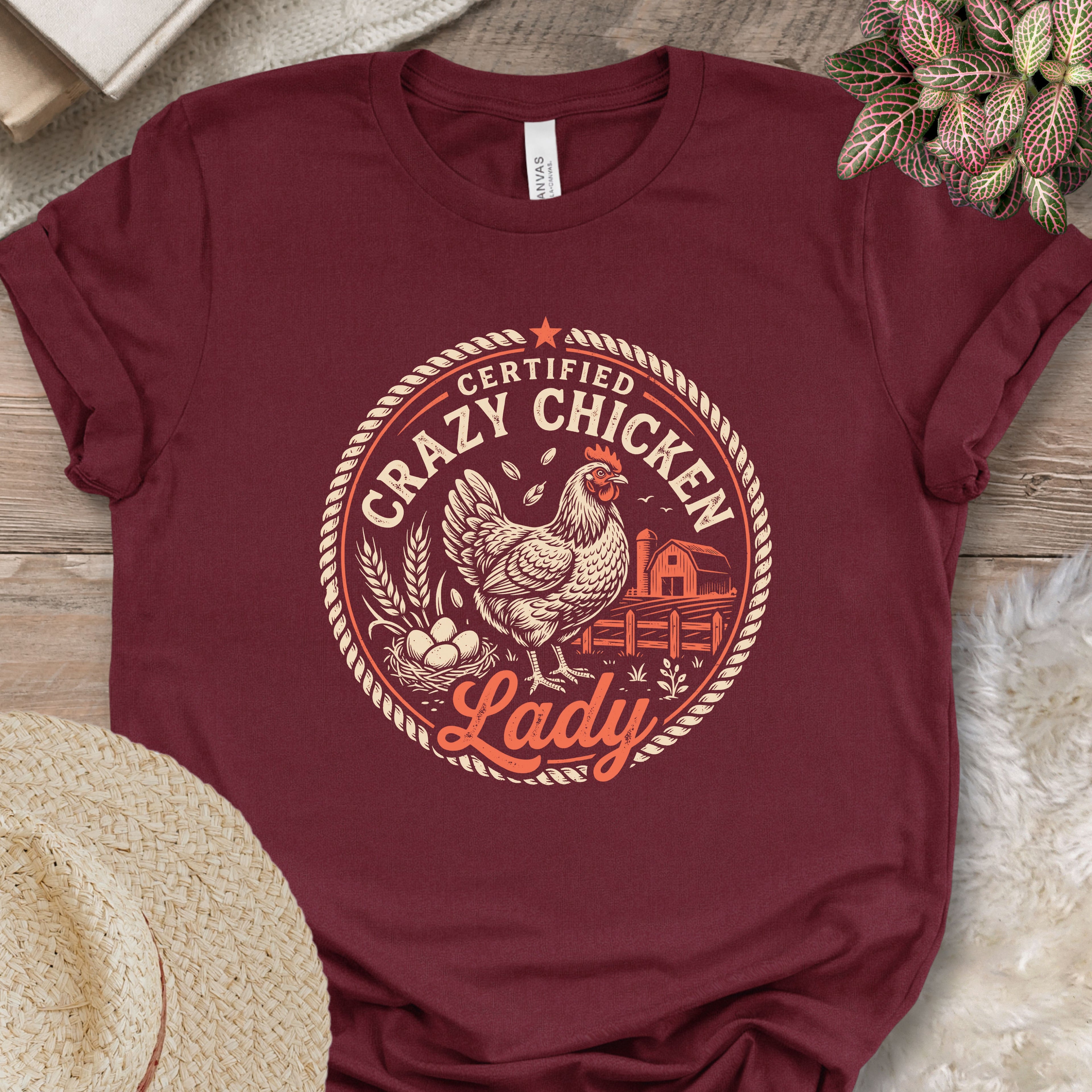 Crazy Chicken Lady T-Shirt