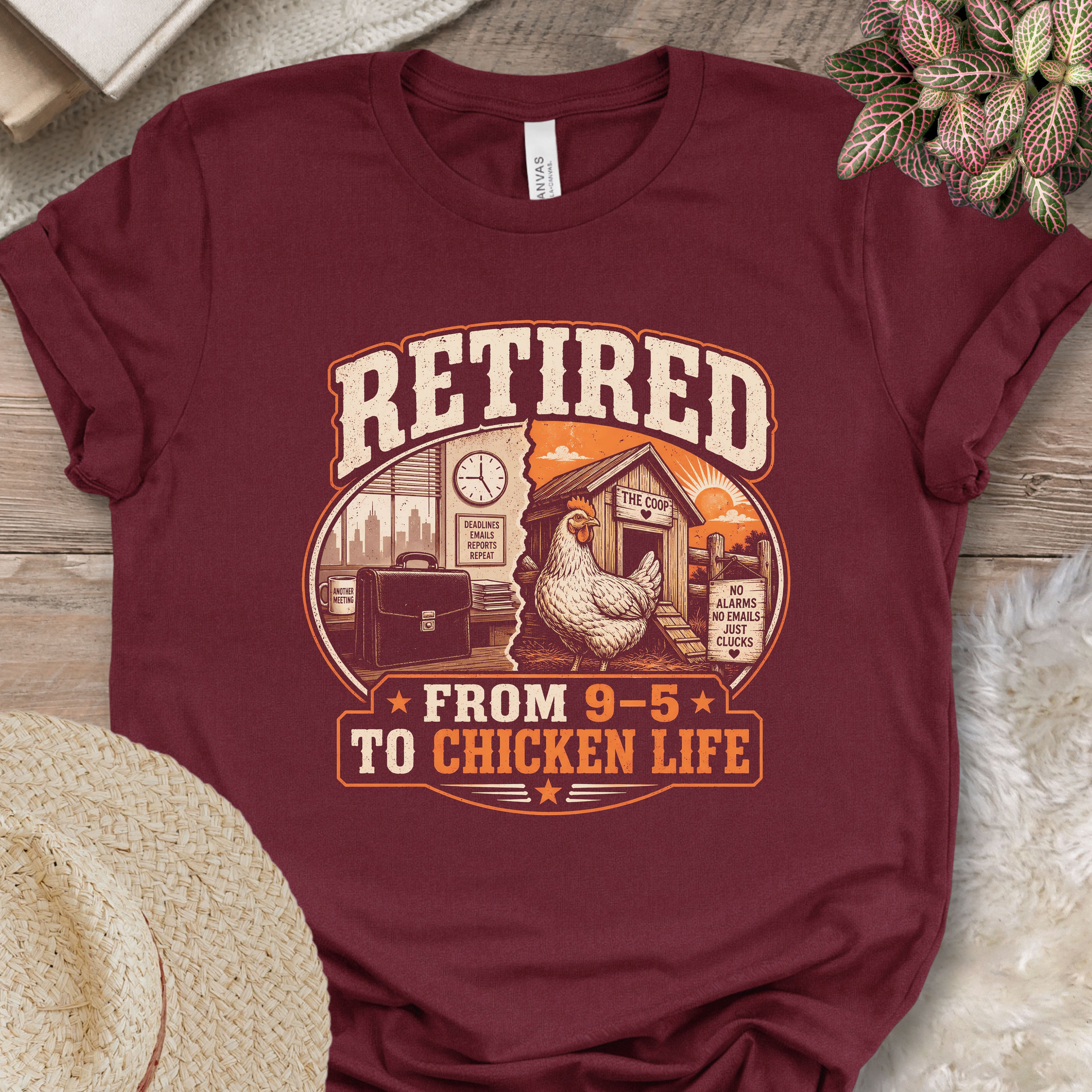 Retired Chicken Life Tee