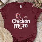 Hen Heart Chicken Mom Shirt