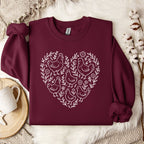 Chicken Heart Floral Sweatshirt