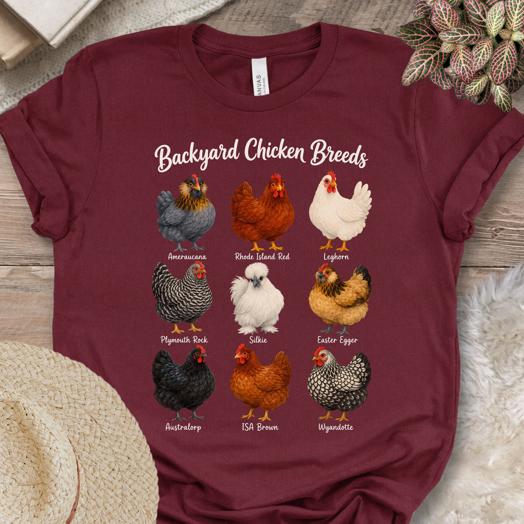 Backyard Hen Breeds T-Shirt