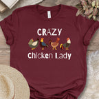 Crazy Chicken Lady T-shirt
