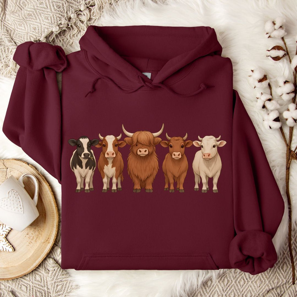Five Cows Lineup Hoodie