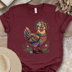 Colorful Chicken Art T-Shirt