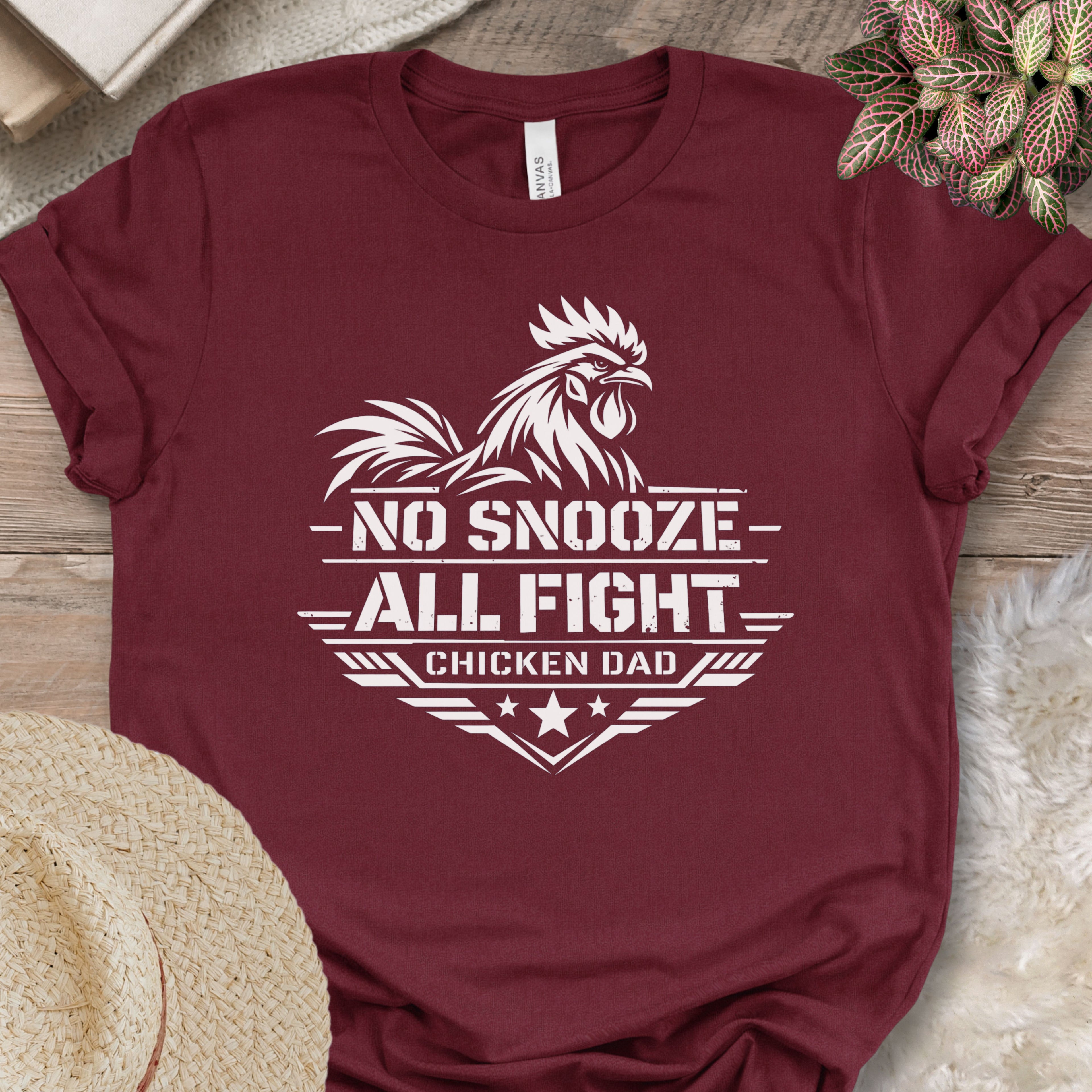 No Snooze Chicken Dad Tee