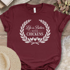 Rustic Poultry Lifestyle Crest T-Shirt