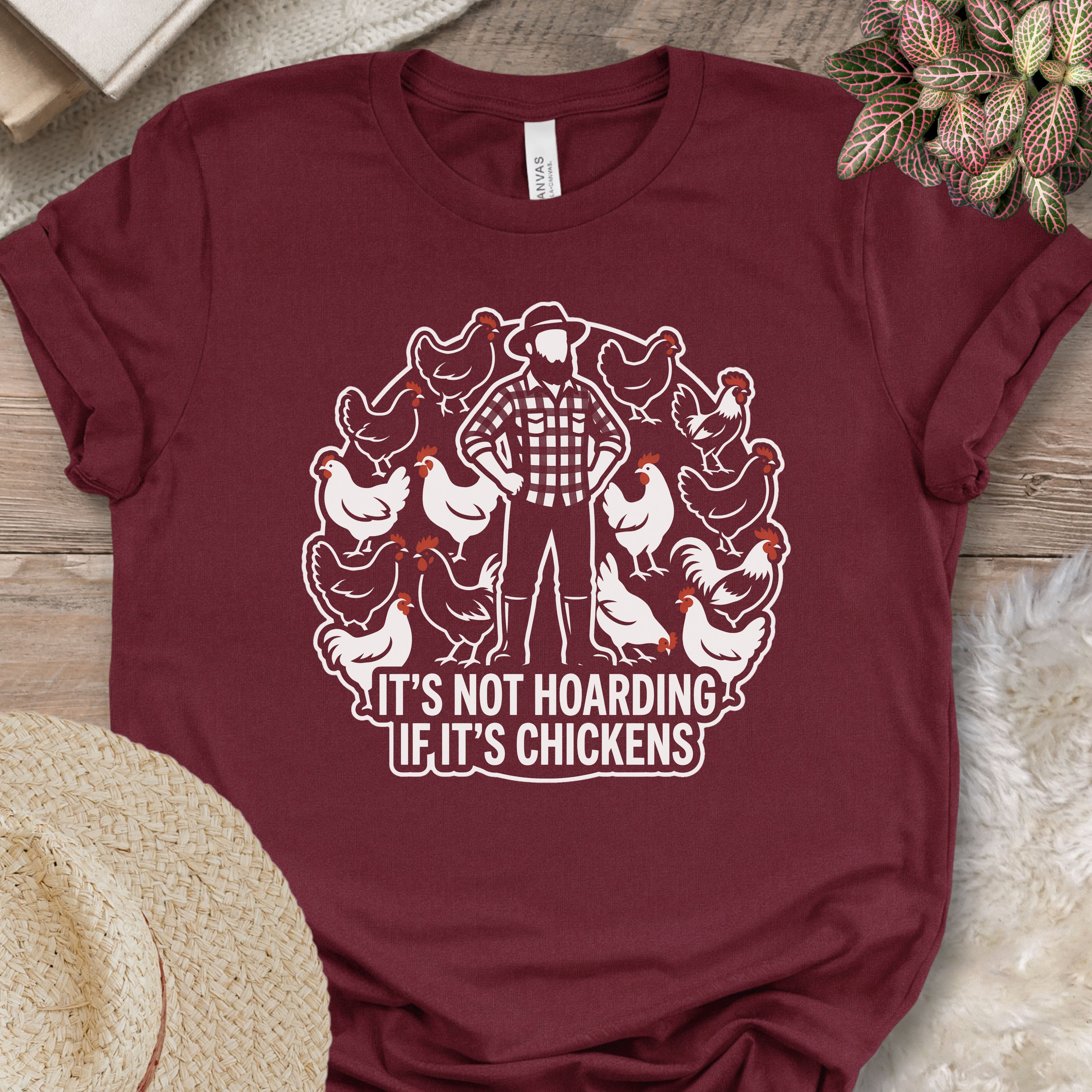 Not Hoarding Chicken Dad Shirt