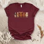 Five Cows Lineup Tee