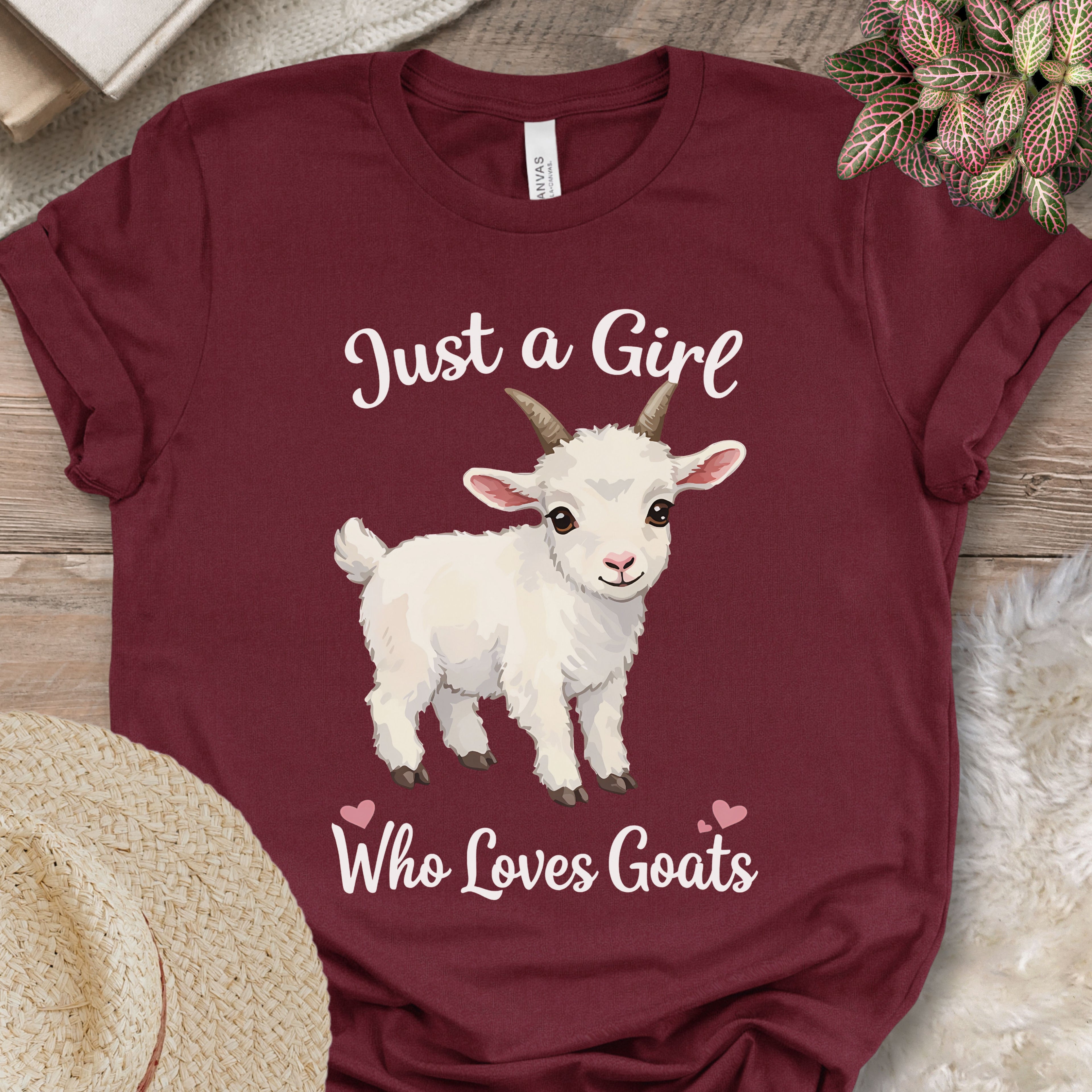 Just a Girl Who Loves Goats Tee