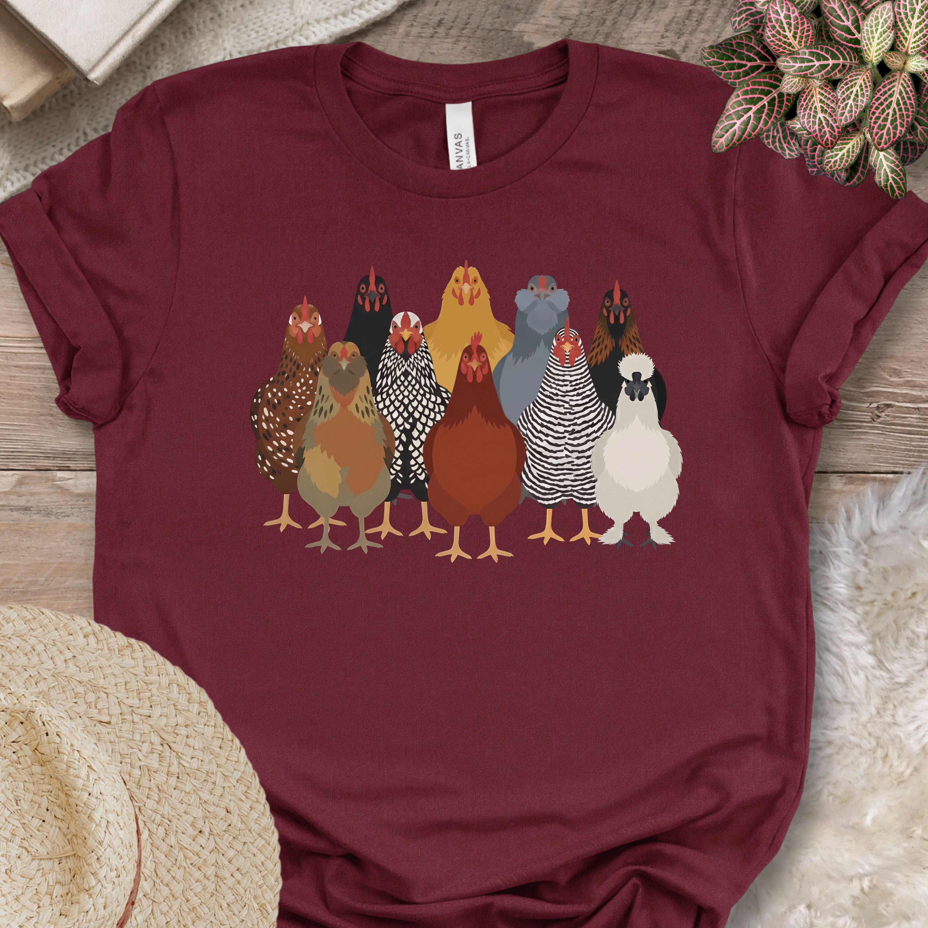 Backyard Chicken Flock T-Shirt (A)