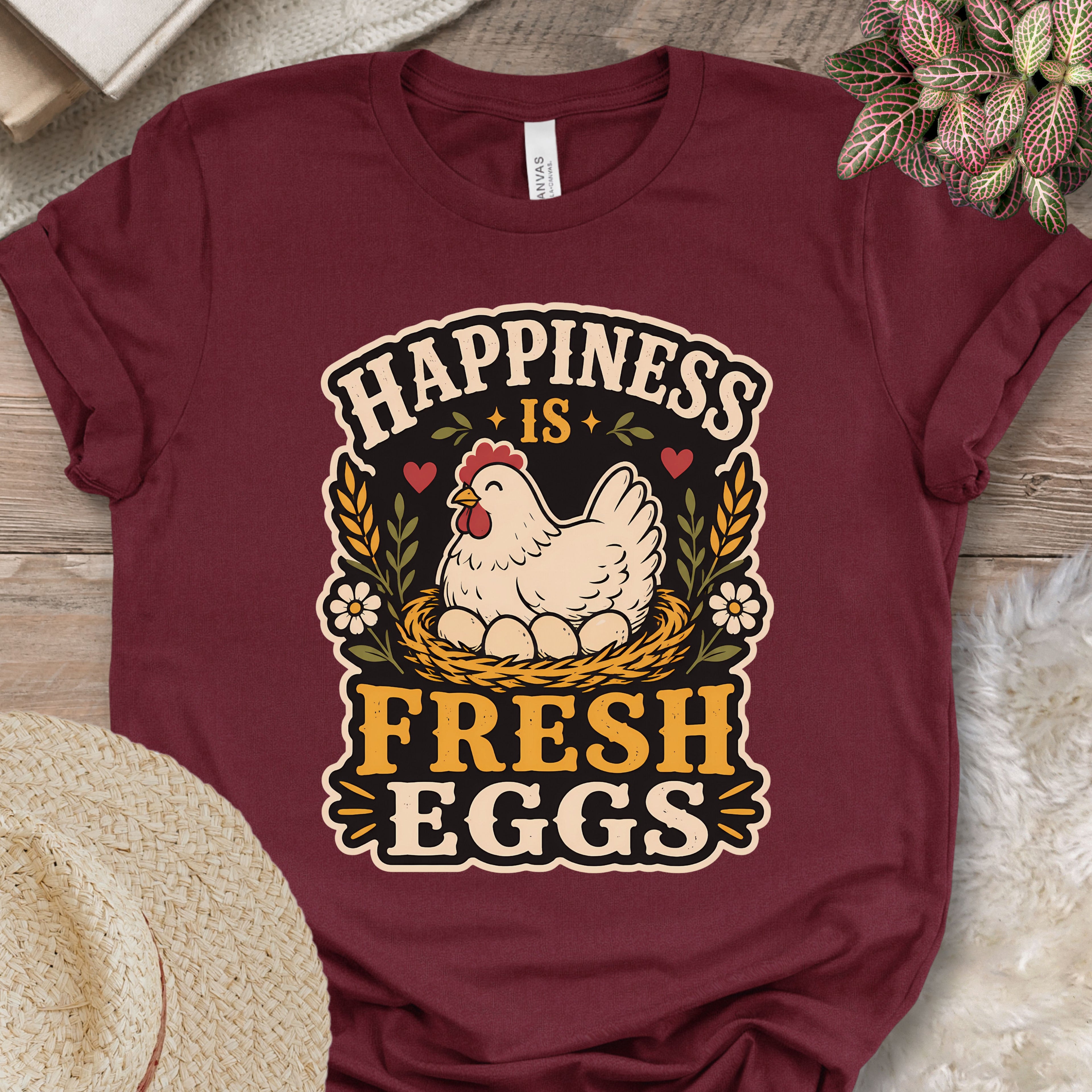 Fresh Eggs Happiness T-Shirt