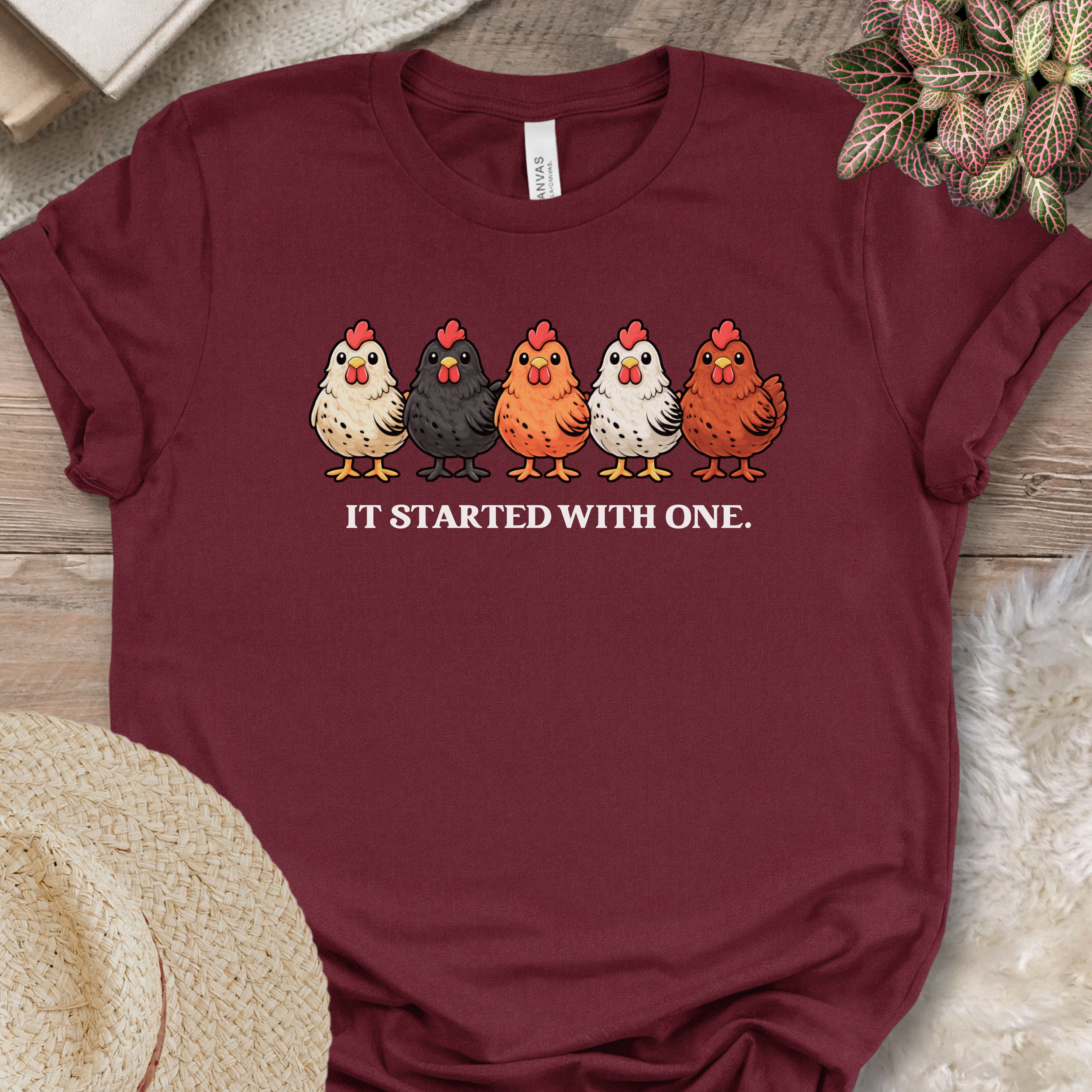Chicken Flock Growth Statement T-Shirt