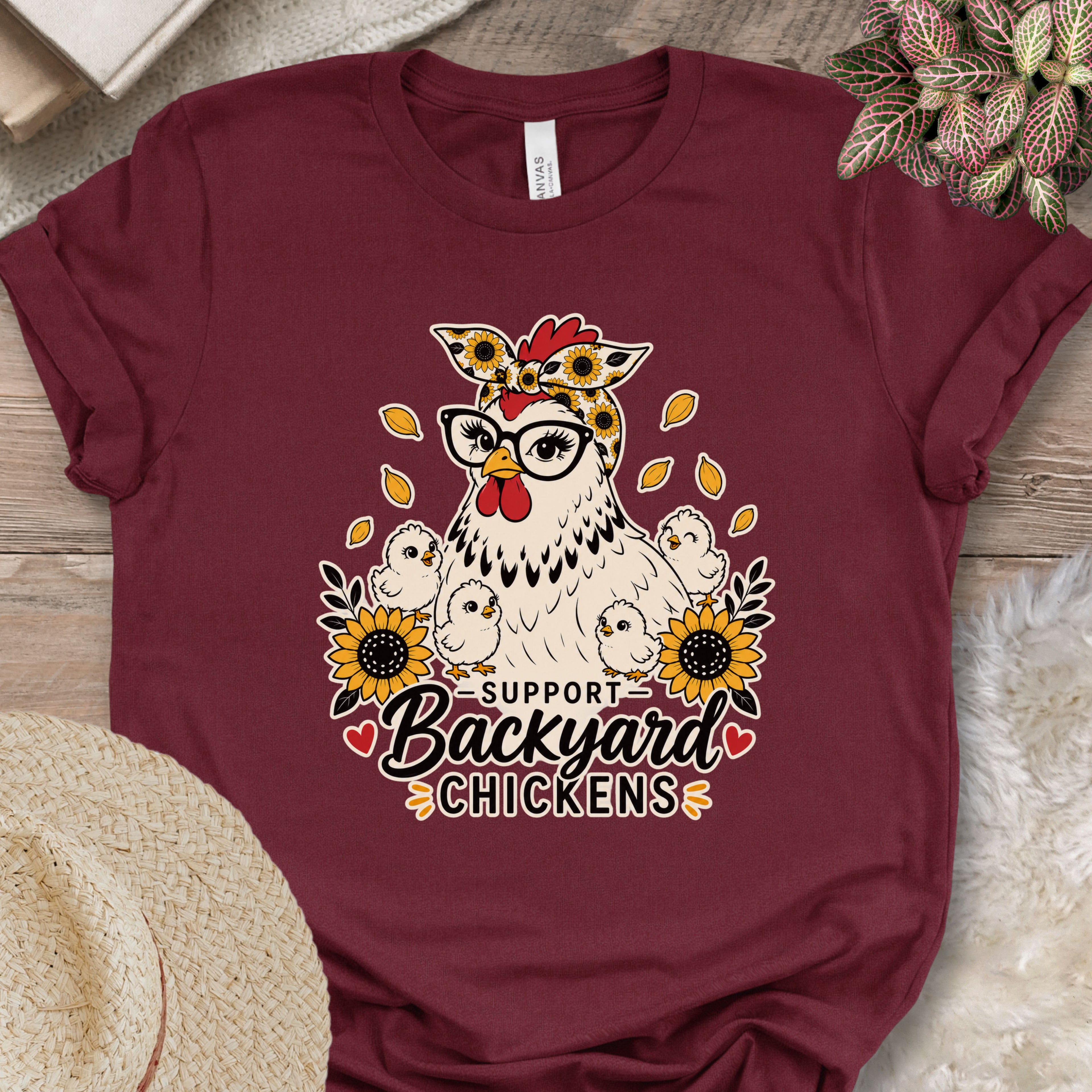 Support Backyard Chickens Tee