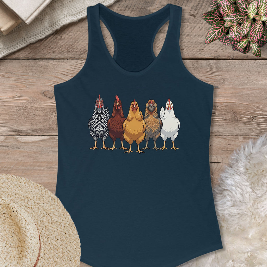 Chicken Lineup Tank Top