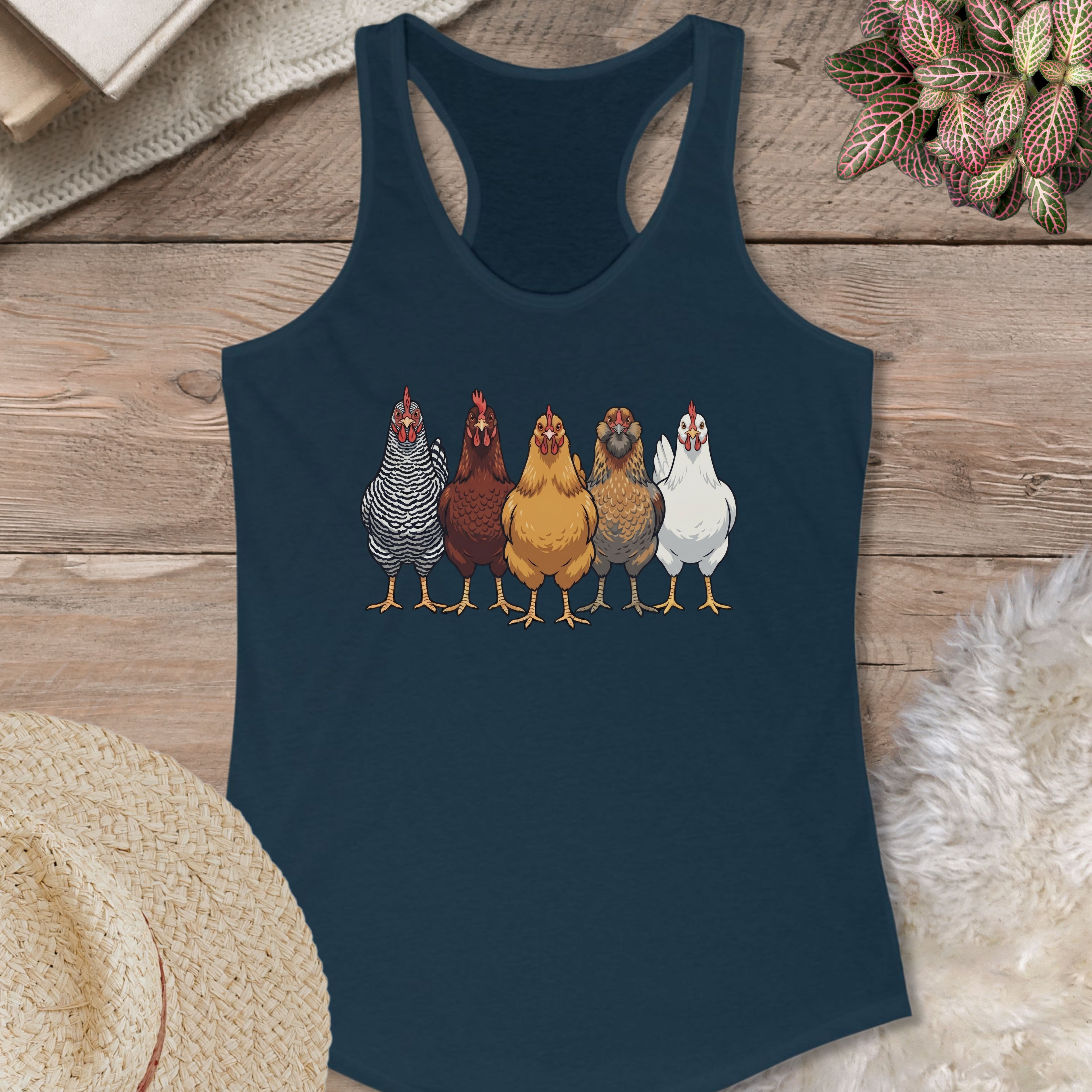 Chicken Lineup Tank Top