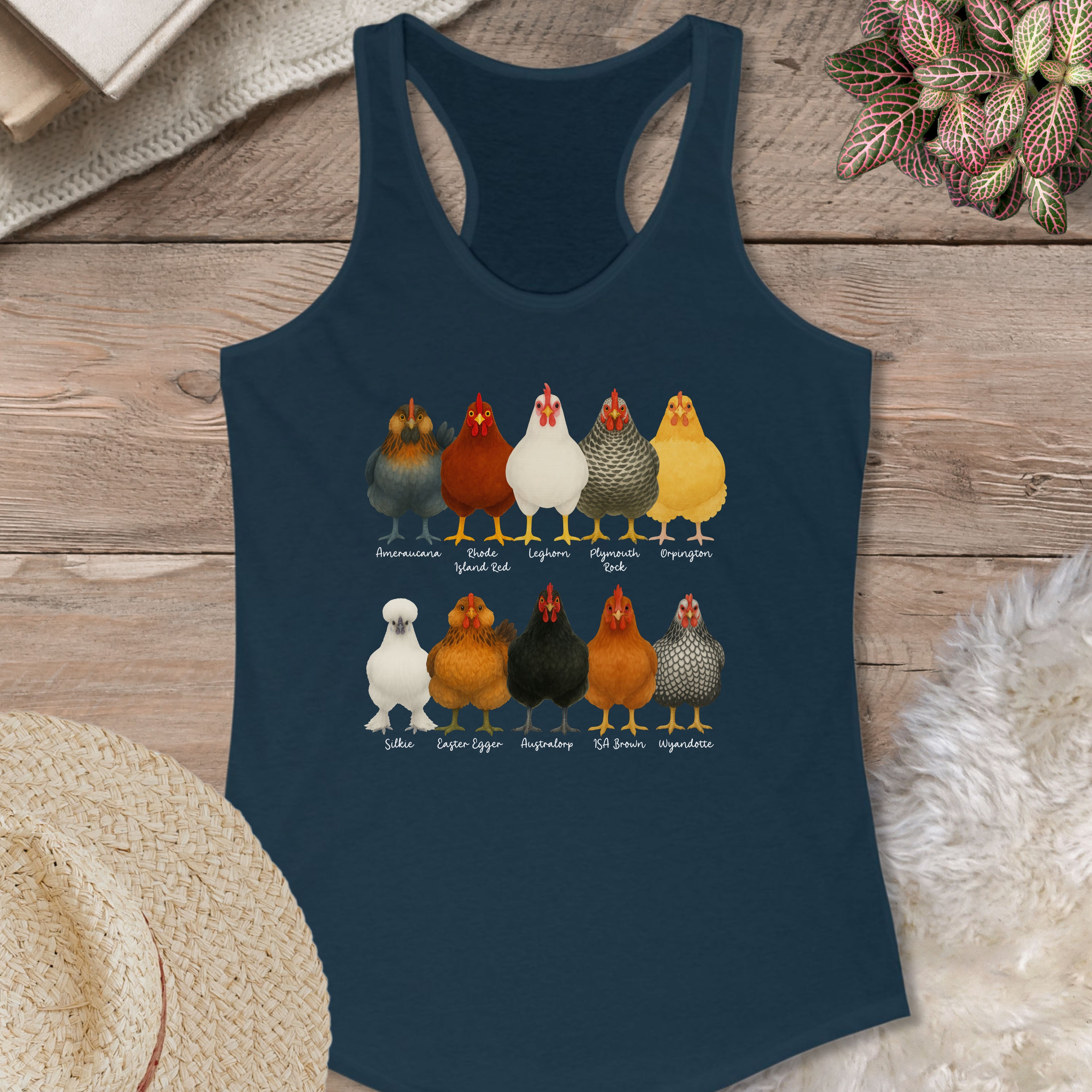 Fancy Chicken Breeds Tank Top