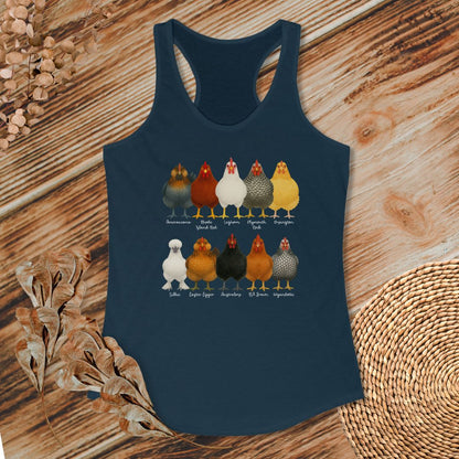 Fancy Chicken Breeds Tank Top