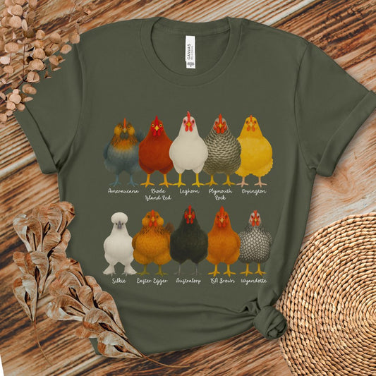 Fancy Chicken Breeds T-Shirt