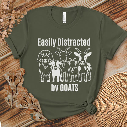 Easily Distracted by Goats Tee
