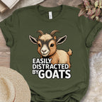 Easily Distracted By Goats Tee