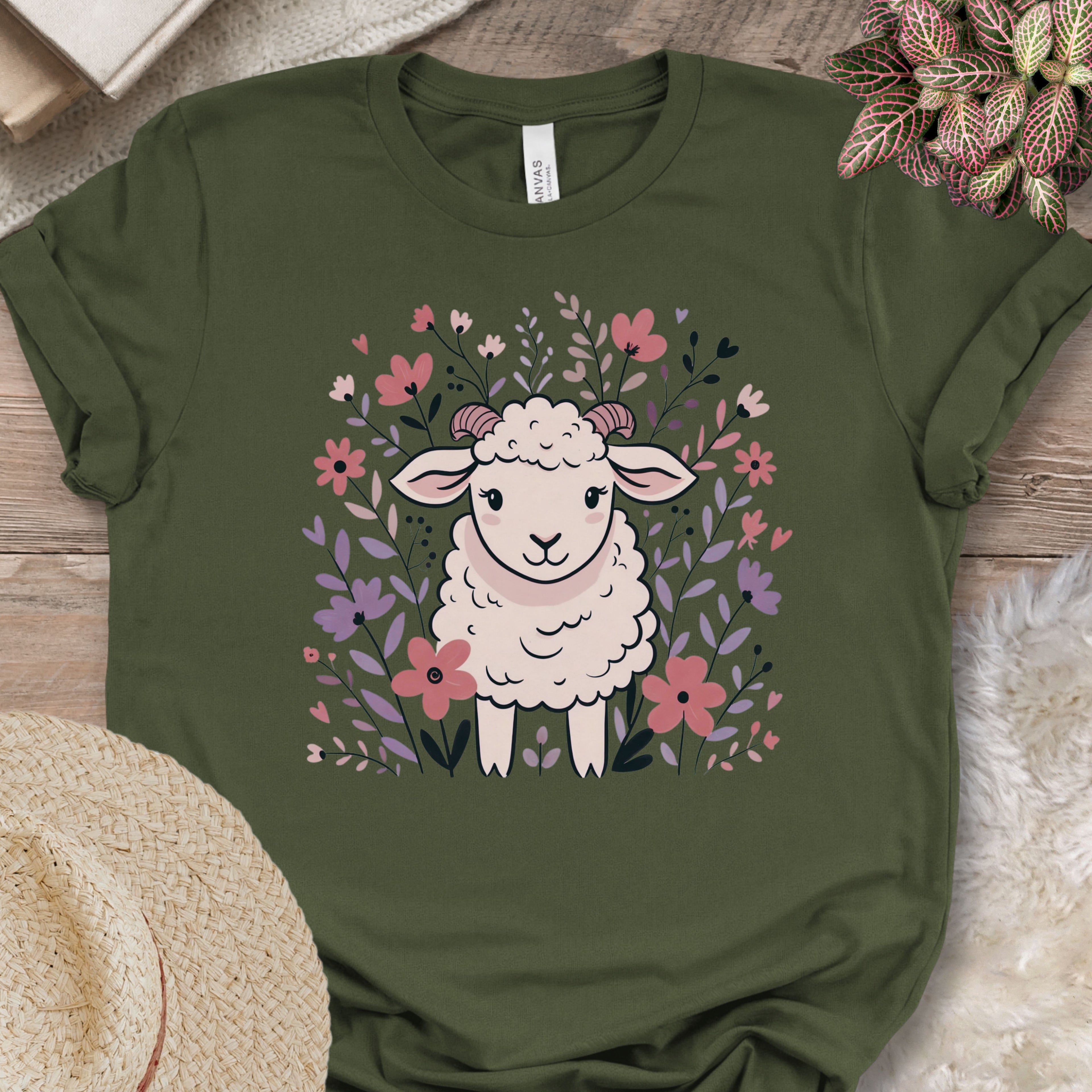 Floral Sheep Cottagecore Shirt
