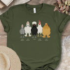Backyard Chicken Breeds Tee (C)