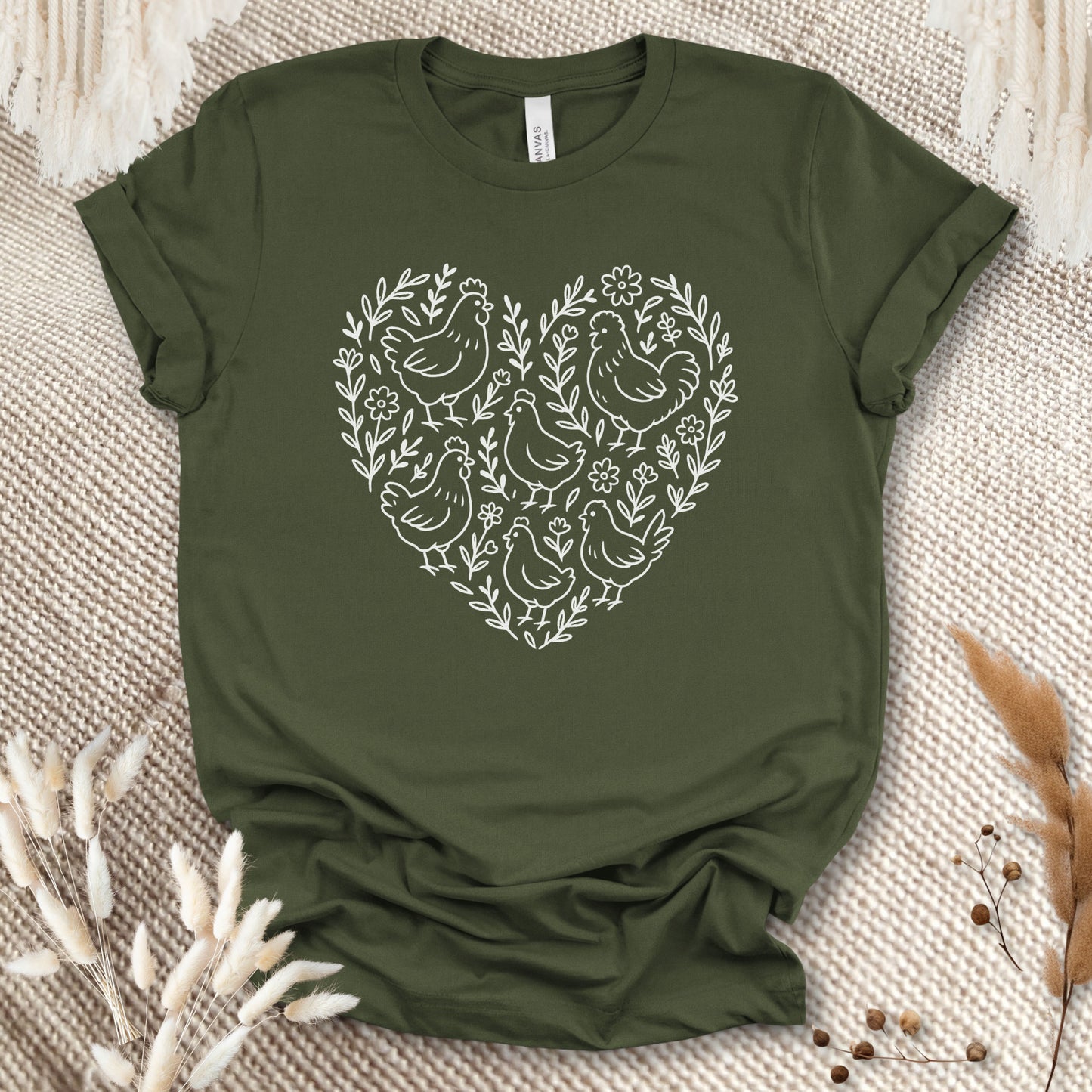 Chicken Heart Floral Tee