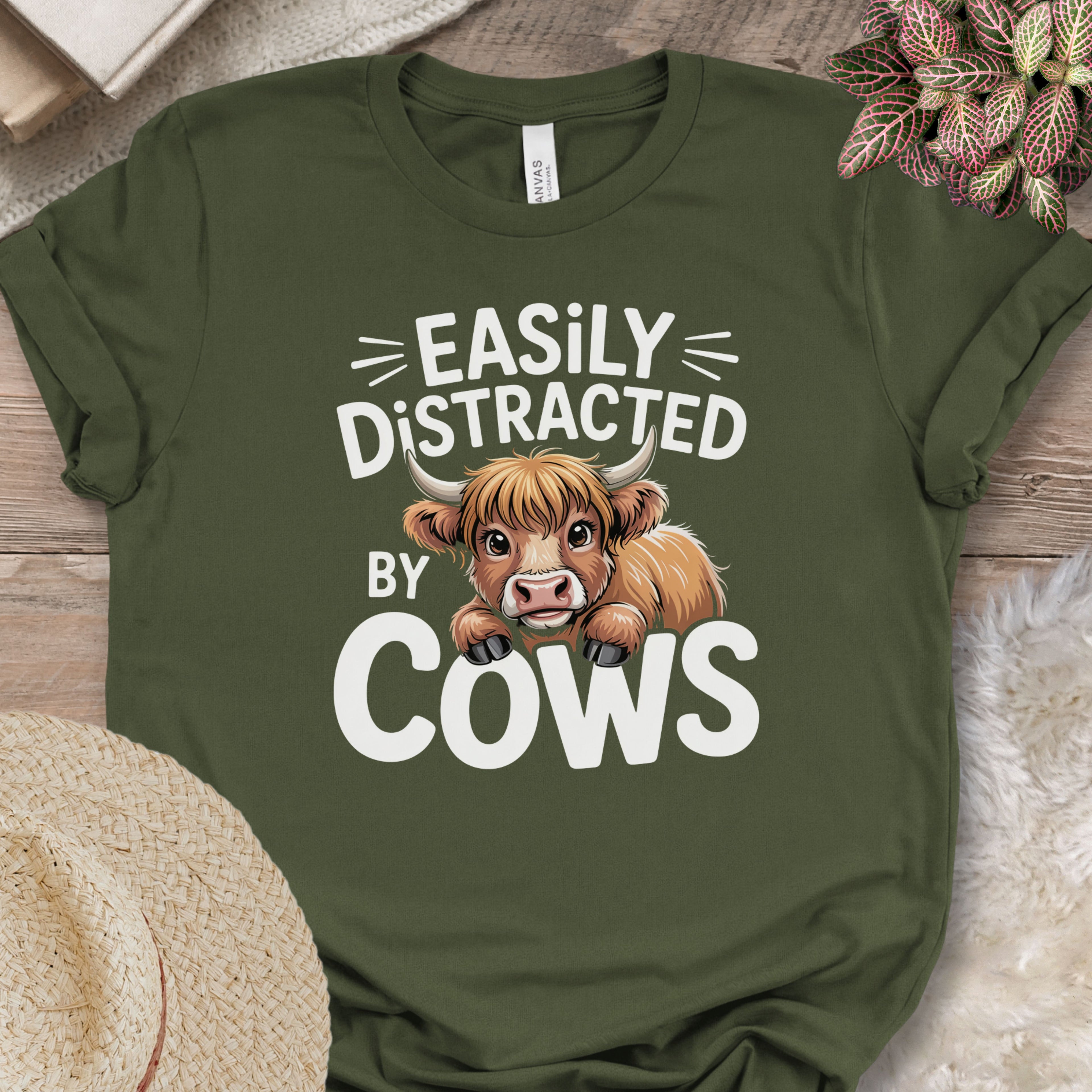 Easily Distracted by Cows Tee