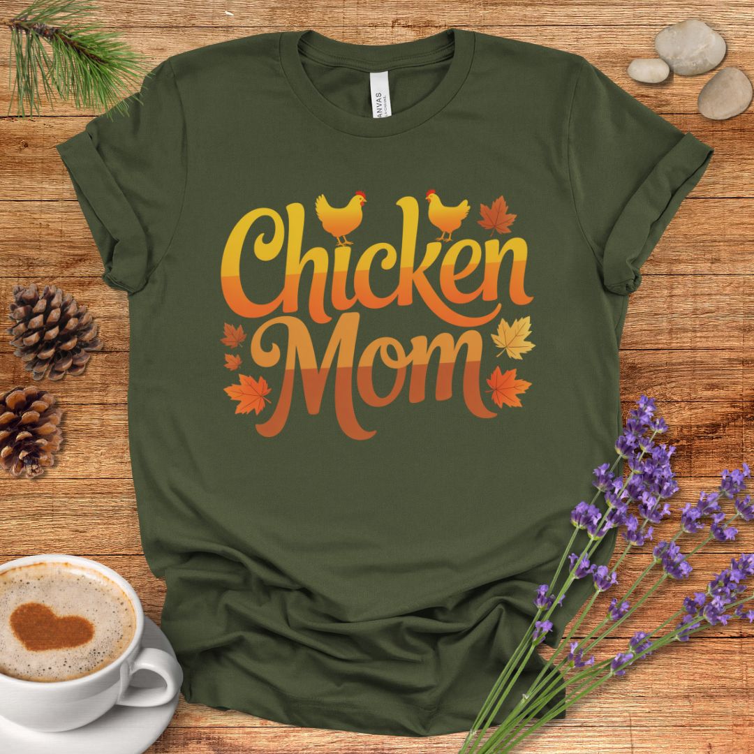 Autumn Chicken Mom Graphic Tee