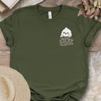 Silkie Mama Chest Print T-Shirt
